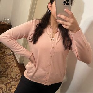 New Calvin Klein pink cardigan